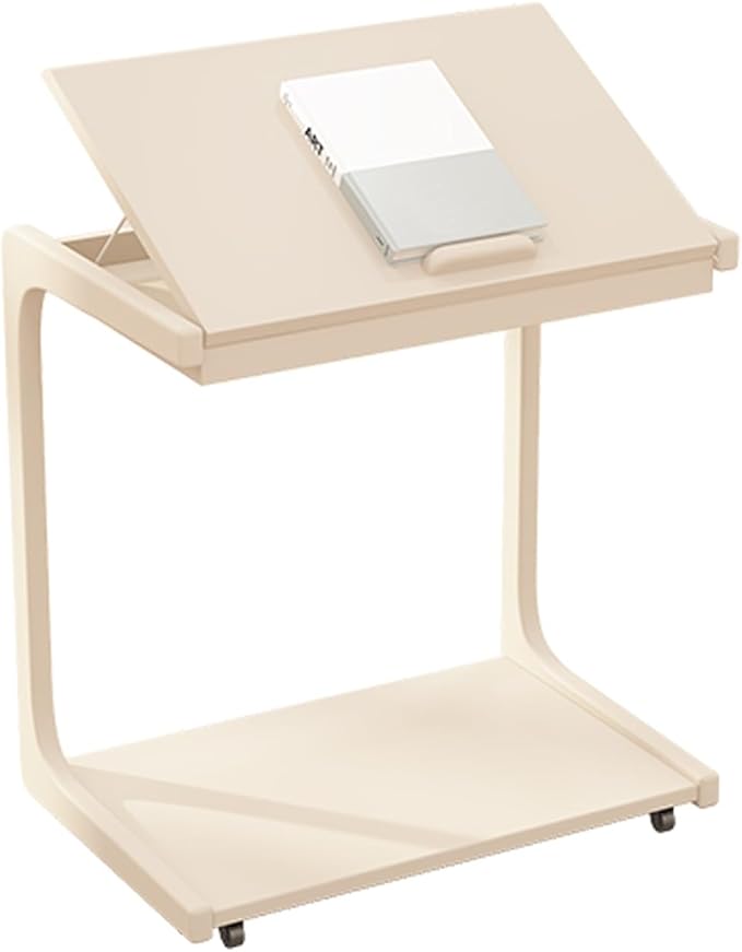 Movable C Shaped Side Table