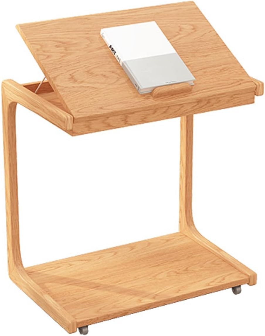 Movable C Shaped Side Table