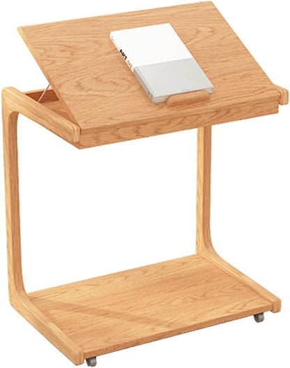 Movable C Shaped Side Table