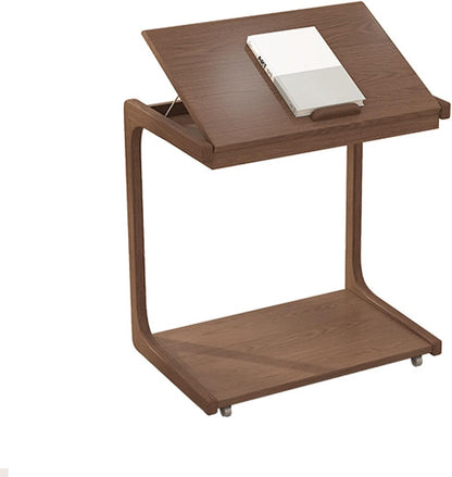 Movable C Shaped Side Table