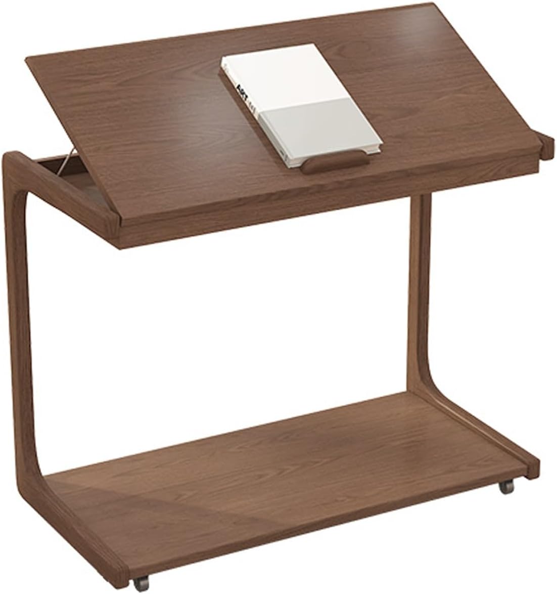 Movable C Shaped Side Table