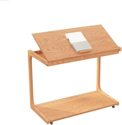 Movable C Shaped Side Table