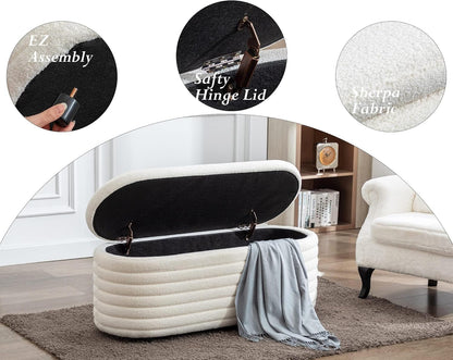 Storage Teddy Ottoman Bench