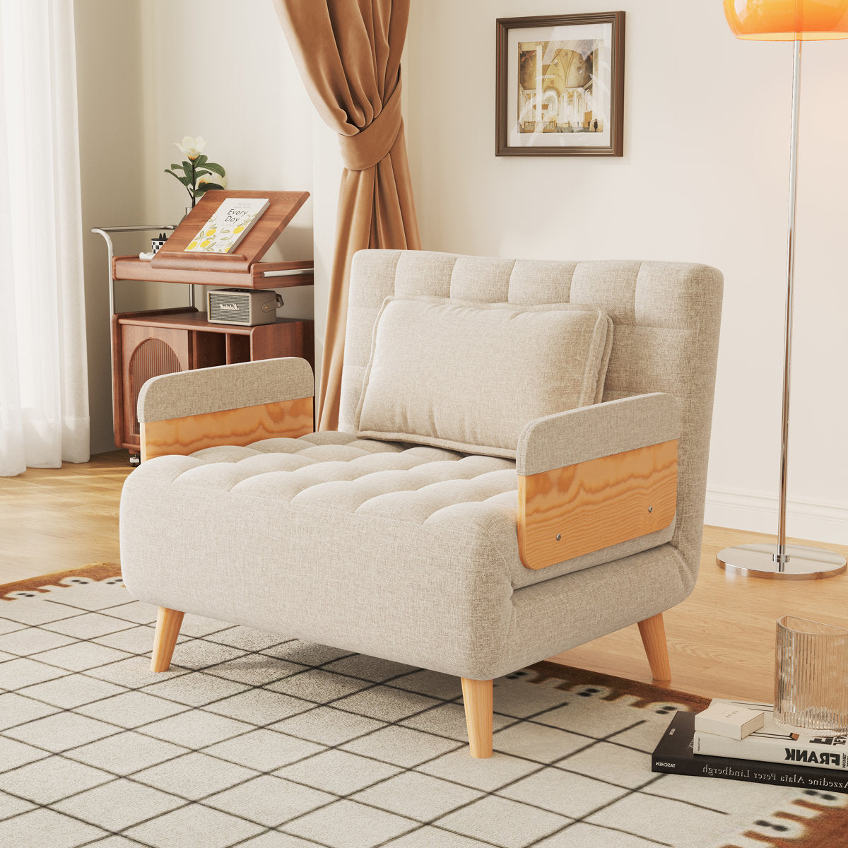 Kikumi Upholstered Sofa Chair