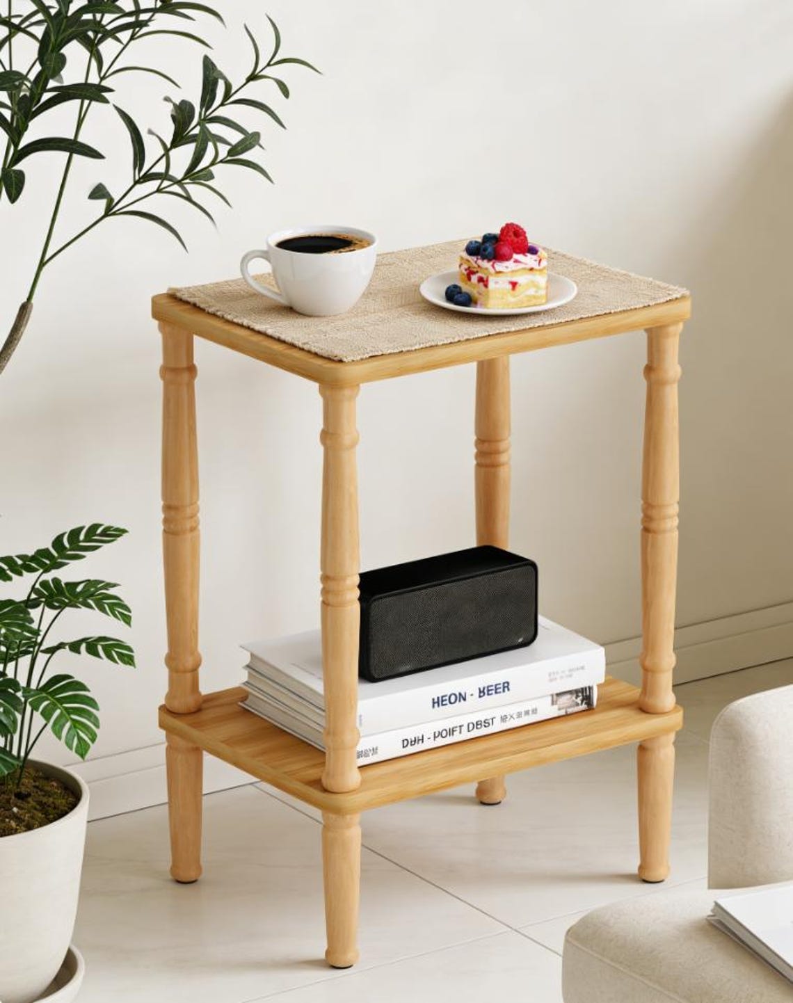 Vintage Narrow Side Table